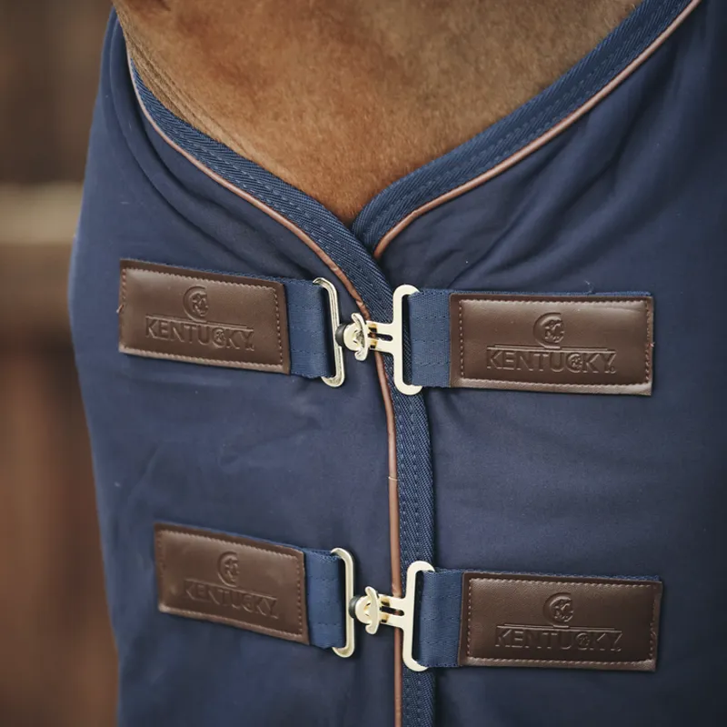 Kentucky Horsewear Cooler Fleece Rug Navy-2